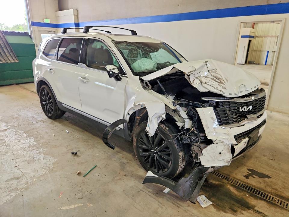 2022 Kia Telluride VIN 5XYP54HC6NG281406 COPART salvage auction — FRONT END, Va - Cert Of Title - Salvage, sold $5,200 on 2026-07-10 (photo 4)