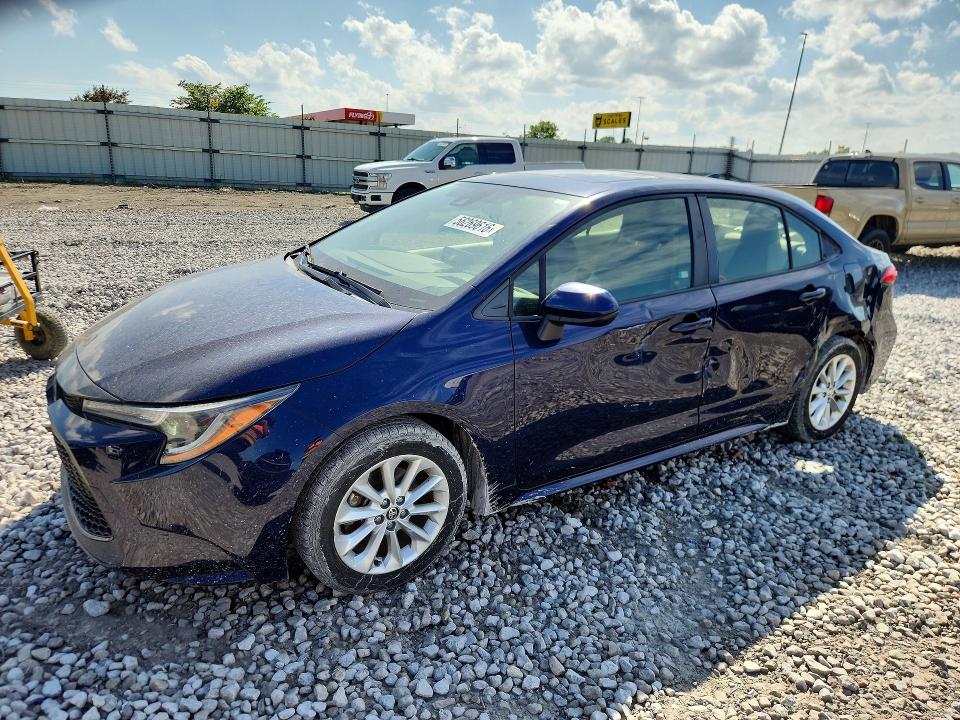 2020 Toyota Corolla VIN JTDHPRAE6LJ013976 COPART salvage auction — SIDE, Wv - Salvage Certificate, sold $5,600 on 2026-07-27 (photo 1)