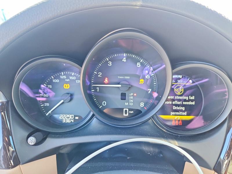 2025 Porsche VIN WP1AA2A5XSLB01568 COPART salvage auction — FRONT END, Co - Public - Salvage Title, sold $30,250 on 2026-07-20 (photo 9)