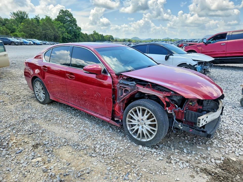 2013 Lexus Gs VIN JTHBE1BLXD5001090 COPART salvage auction — FRONT END, Tn - Salvage Certificate, sold $4,800 on 2026-07-14 (photo 4)
