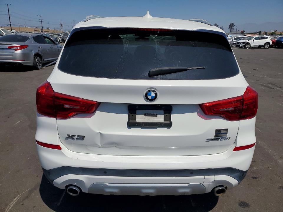 2019 BMW X3 VIN 5UXTR7C55KLF24525 COPART salvage auction — REAR END, Ca - Dis/Dlr/Exp Only Clean Title, sold $7,700 on 2026-07-21 (photo 6)