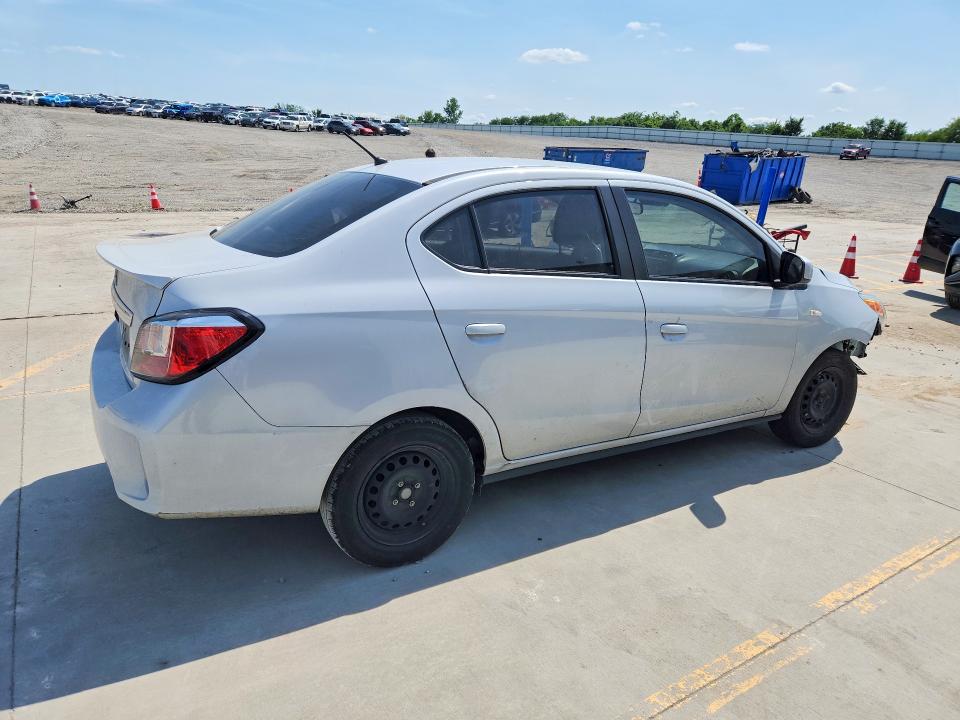 2023 Mitsubishi Mirage VIN ML32FUFJ8PHF04991 COPART salvage auction — FRONT END, Tn - Salvage Certificate, sold $1,850 on 2026-07-09 (photo 3)