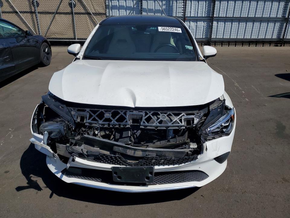2020 Mercedes-benz Cla-klasse VIN W1K5J4GB4LN089912 COPART salvage auction — FRONT END, Ca - Salvage Certificate, sold $8,200 on 2026-07-08 (photo 5)