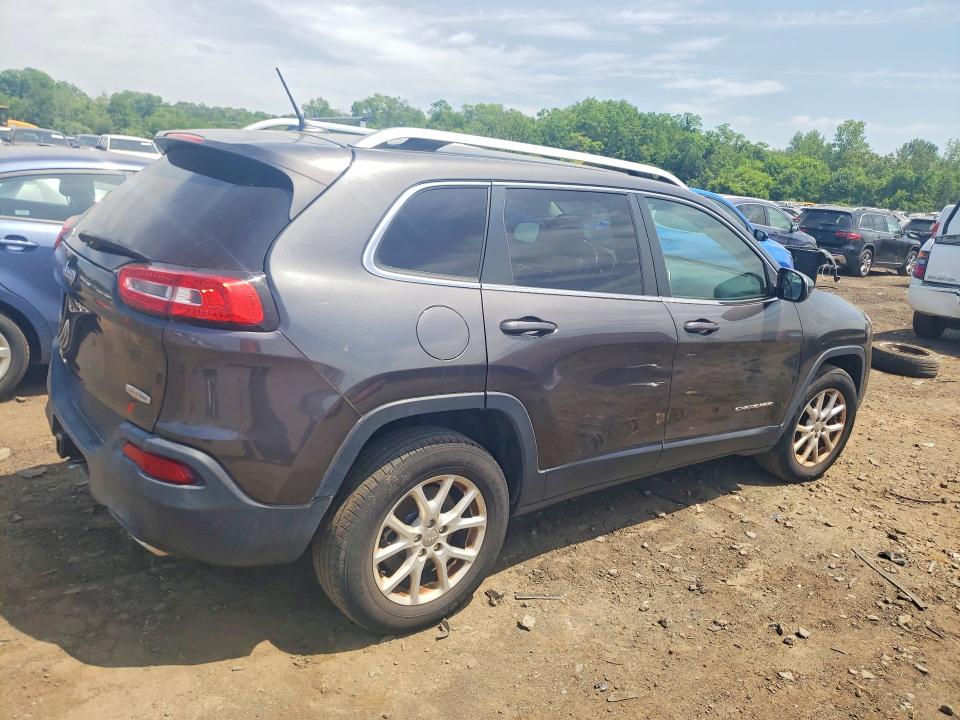 2015 Jeep Cherokee VIN 1C4PJMCS2FW509741 COPART salvage auction — NORMAL WEAR, Ct - Certificate Of Title, sold $2,500 on 2026-07-02 (photo 3)