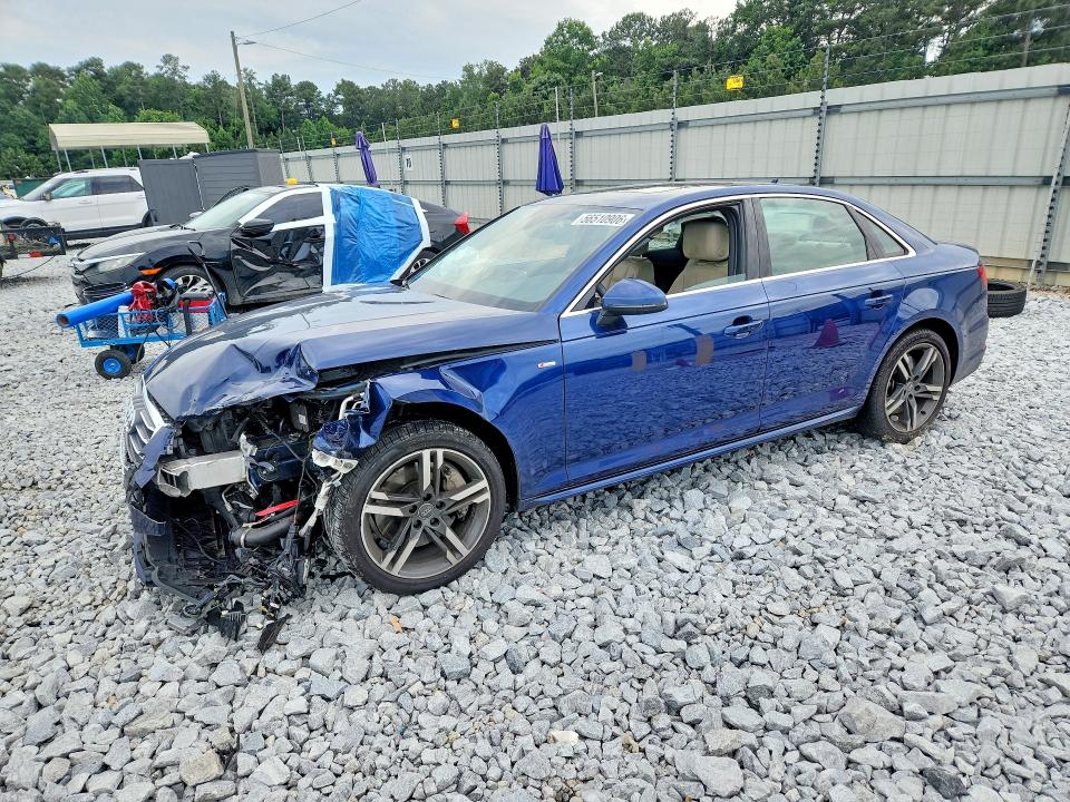 2017 Audi A4 VIN WAUENAF48HN037249 COPART salvage auction — FRONT END, Ga - Cert Of Title-Salvage, sold $1,800 on 2026-07-28 (photo 1)