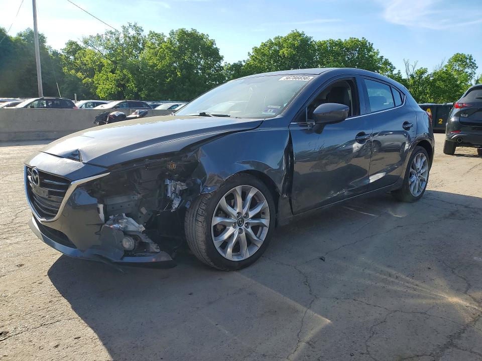 2015 Mazda 3 VIN JM1BM1M31F1259378 COPART salvage auction — FRONT END, Nj - Cert Of Title-Salvage, sold $1,850 on 2026-07-09 (photo 1)