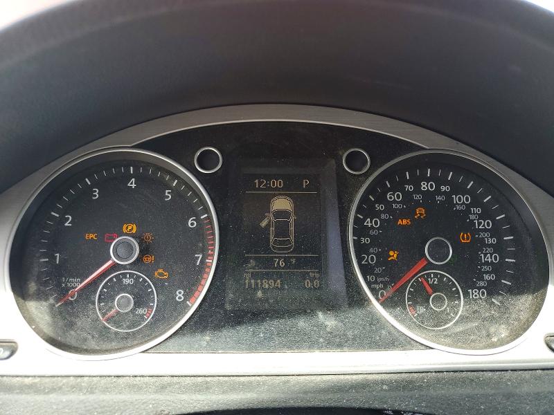 2015 Volkswagen Cc VIN WVWBP7AN7FE800958 COPART salvage auction — MECHANICAL, Oh - Certificate Of Title, sold $325 on 2026-07-10 (photo 9)