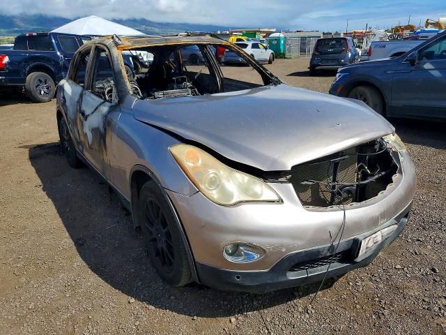 2008 Infiniti Ex35 VIN JNKAJ09E78M304770 COPART salvage auction — BURN, Hi - Bill Of Sale - Parts Only, sold $1 on 2026-07-29 (photo 4)