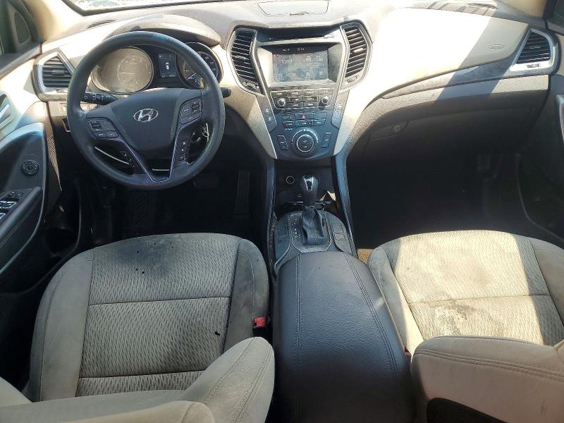 2017 Hyundai Santa fe VIN 5XYZU3LB8HG396016 COPART salvage auction — FRONT END, FL - CERTIFICATE OF TITLE, sold $2,950 on 2026-07-07 (photo 8)