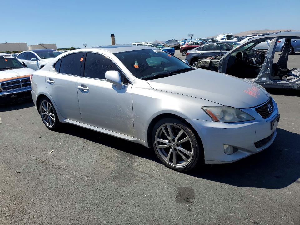 2008 Lexus Is 250 VIN JTHBK262X82076749 COPART salvage auction — WATER/FLOOD, CA - SALVAGE CERTIFICATE, sold $250 on 2026-07-13 (photo 4)
