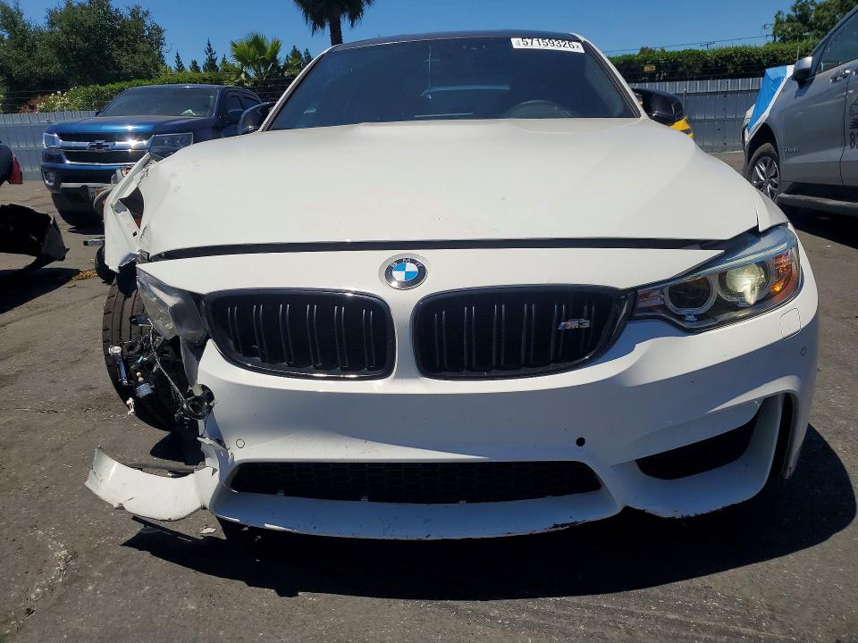 2017 BMW VIN WBS8M9C34H5G85986 COPART salvage auction — FRONT END, Ca - Salvage Certificate, sold $17,300 on 2026-07-02 (photo 5)