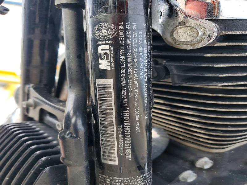 2023 Harley-davidson Fl VIN 1HD1KHC17PB674970 COPART salvage auction — FRONT END, Tx - Salvage Vehicle Title, sold $7,500 on 2026-07-02 (photo 9)