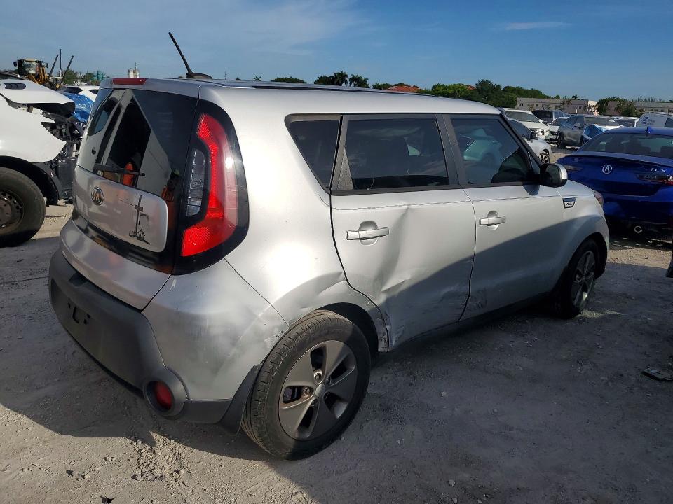 2015 Kia Soul VIN KNDJN2A23F7812927 COPART salvage auction — FRONT END, Fl - Cert Of Title Slvg Rebuildable, sold $800 on 2026-07-07 (photo 3)