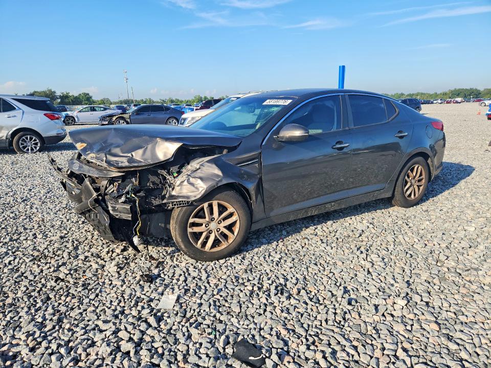 2012 Kia Optima VIN 5XXGM4A77CG047986 COPART salvage auction — FRONT END, Fl - Cert Of Title Slvg Rebuildable, sold $400 on 2026-07-10 (photo 1)