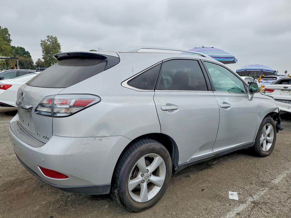 2012 Lexus Rx VIN 2T2BK1BA7CC143323 COPART salvage auction — FRONT END, Ca - Salvage Certificate, sold $4,350 on 2026-07-09 (photo 3)