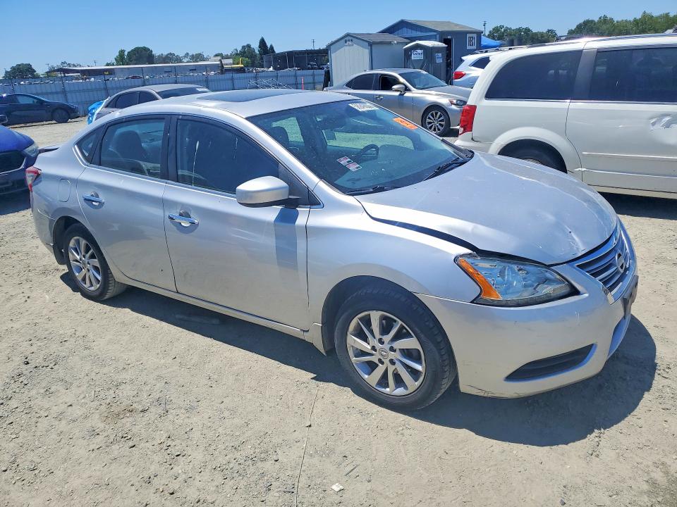 2015 Nissan VIN 3N1AB7AP1FY323610 COPART salvage auction — FRONT END, Ca - Salvage Certificate, sold $275 on 2026-07-02 (photo 4)