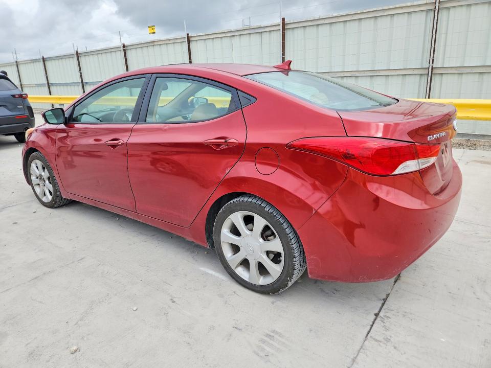 2012 Hyundai Elantra VIN KMHDH4AE9CU427729 COPART salvage auction — HAIL, Tx - Certificate Of Title, sold $175 on 2026-07-28 (photo 2)