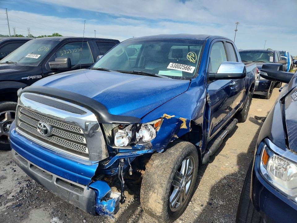 2007 Toyota Tundra VIN 5TFBV58107X024014 COPART salvage auction — FRONT END, Mi - Certificate Of Title, sold $3,150 on 2026-07-03 (photo 1)