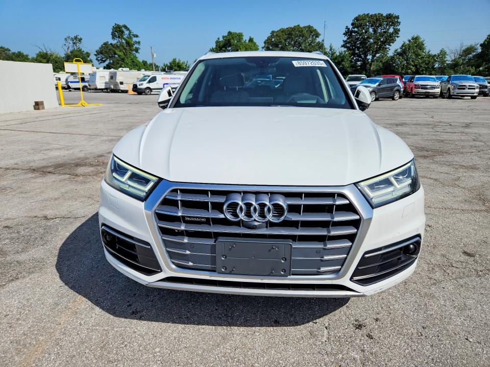 2018 Audi Q5 VIN WA1CNAFY7J2185939 COPART salvage auction — HAIL, Mo - Salvage Certificate Of Title, sold $5,500 on 2026-07-29 (photo 5)