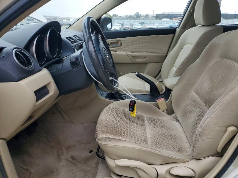 2005 Mazda 3 VIN JM1BK12F451268884 COPART salvage auction — FRONT END, Ca - Salvage Certificate, sold $300 on 2026-07-02 (photo 7)