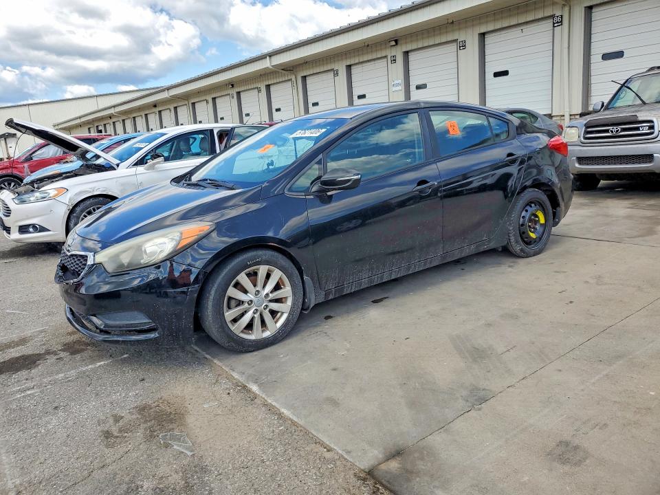 2014 Kia Forte VIN KNAFX4A61E5076933 COPART salvage auction — WATER/FLOOD, Ca - Certificate Of Title, sold $500 on 2026-07-02 (photo 1)