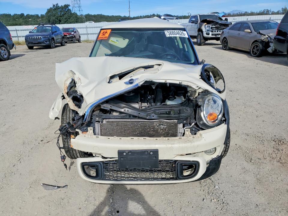 2012 Mini VIN WMWSV3C58CT385519 COPART salvage auction — ALL OVER, CA - SALVAGE CERTIFICATE, sold $300 on 2026-07-17 (photo 5)