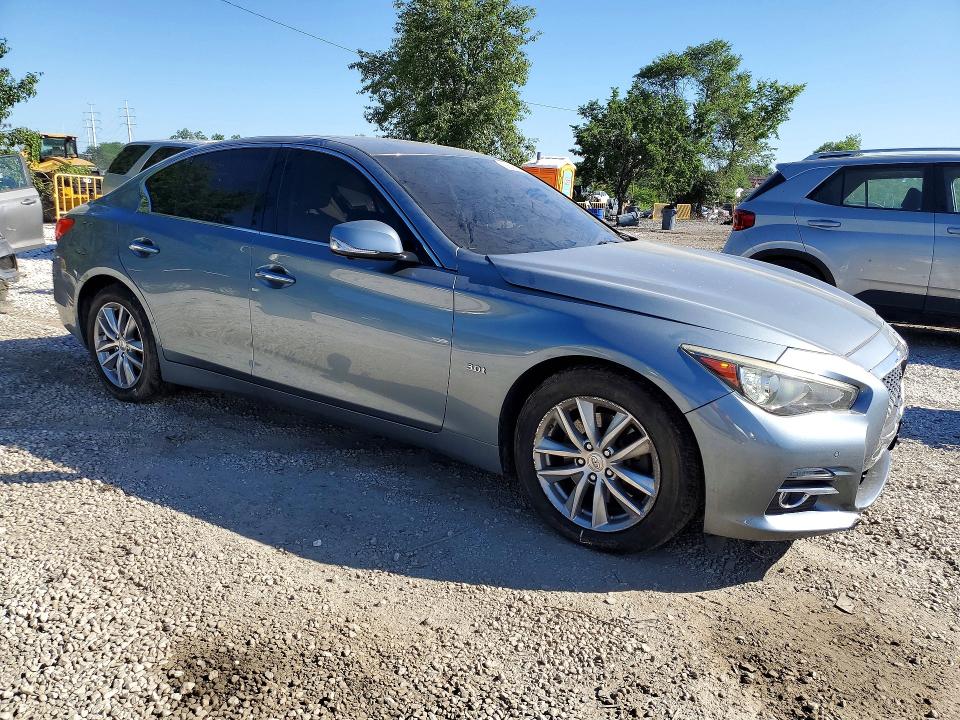 2017 Infiniti Q50 VIN JN1EV7AR5HM832101 COPART salvage auction — FRONT END, MD - CERT OF SALVAGE > 75% DAMAGE, sold $3,300 on 2026-07-30 (photo 4)