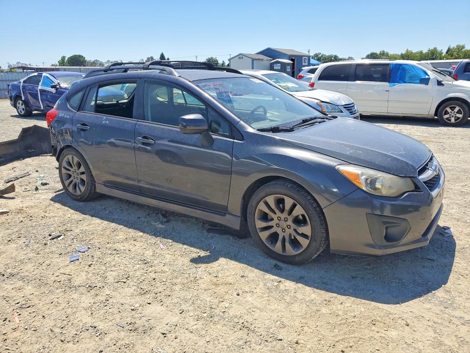 2013 Subaru VIN JF1GPAL64D2822025 COPART salvage auction — REAR END, Ca - Salvage Certificate, sold $1,550 on 2026-07-21 (photo 4)