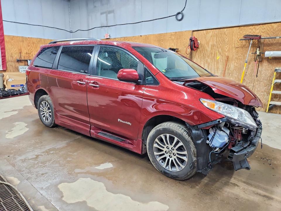 2020 Toyota VIN 5TDYZ3DC6LS057044 COPART salvage auction — FRONT END, MI - CERTIFICATE OF TITLE, sold $21,600 on 2026-07-08 (photo 4)