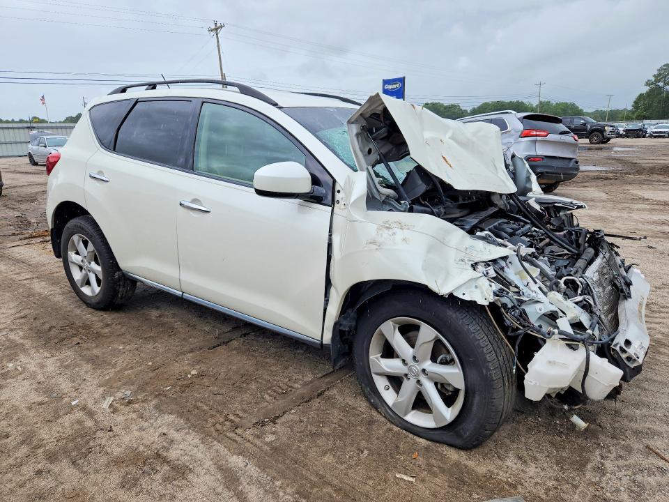 2009 Nissan Murano VIN JN8AZ18UX9W026238 COPART salvage auction — FRONT END, AL - CERT OF TITLE-SALVAGE TITLE, sold $225 on 2026-07-30 (photo 4)