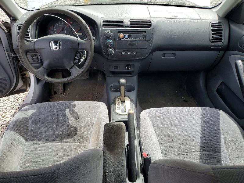 2001 Honda Civic VIN 2HGES16671H920661 COPART salvage auction — MINOR DENT/SCRATCHES, CA - CERTIFICATE OF TITLE, sold $100 on 2026-07-09 (photo 8)