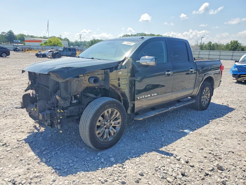 2019 Nissan TITAN VIN 1N6AA1E5XKN508460 COPART salvage auction — FRONT END, Al - Cert Of Title-Salvage Title, sold $7,800 on 2026-07-23 (photo 1)