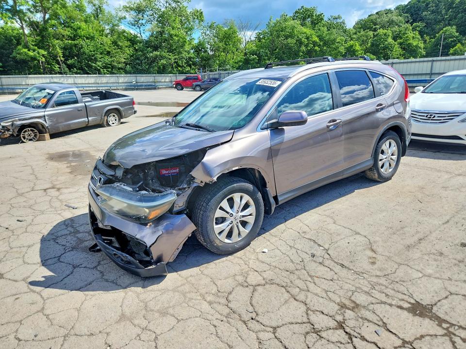 2012 Honda Cr-v VIN 5J6RM4H54CL049797 COPART salvage auction — FRONT END, Pa - Certificate Of Salvage, sold $3,200 on 2026-07-02 (photo 1)