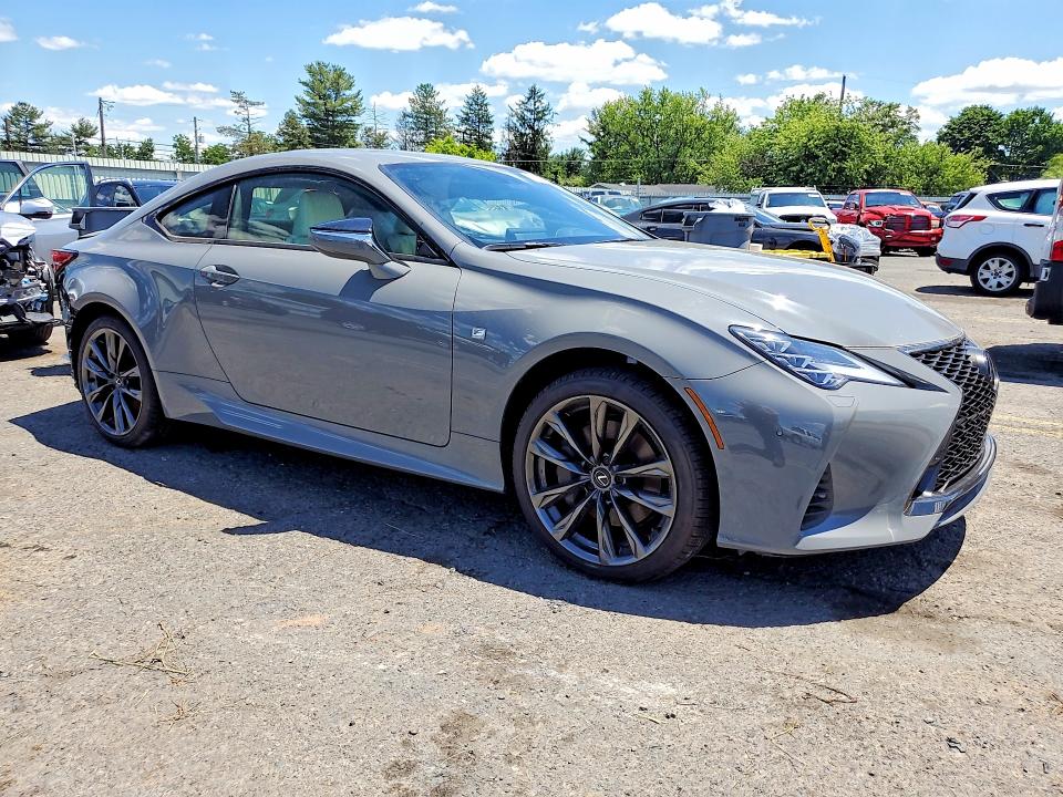 2025 Lexus Rc 350 VIN JTHGZ5DC5S5013207 COPART salvage auction — SIDE, PA - CERTIFICATE OF SALVAGE, sold $14,400 on 2026-07-17 (photo 4)