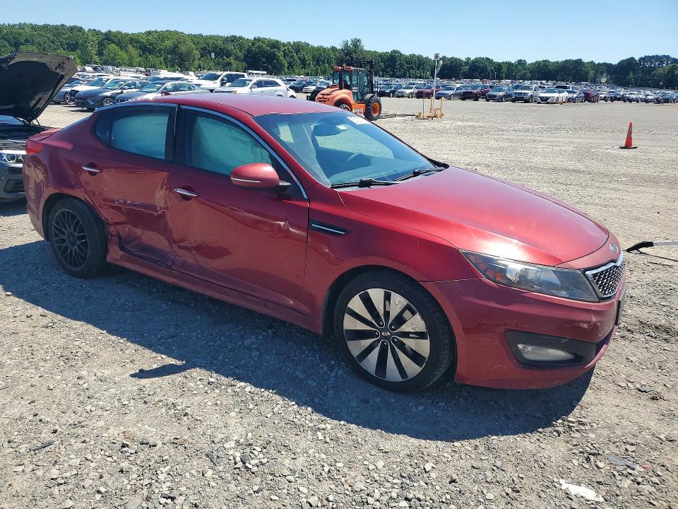 2012 Kia Optima VIN 5XXGR4A6XCG053192 COPART salvage auction — SIDE, Ar - Cert Of Title-Salvage, sold $475 on 2026-07-20 (photo 4)