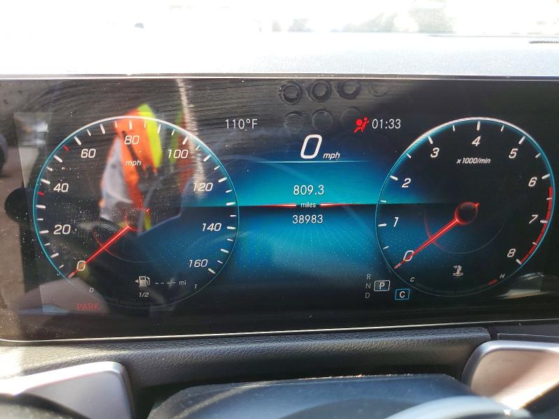 2022 Mercedes-benz Glb VIN W1N4M4GB4NW240363 COPART salvage auction — FRONT END, Nv - Salvage Title, sold $9,500 on 2026-07-30 (photo 9)