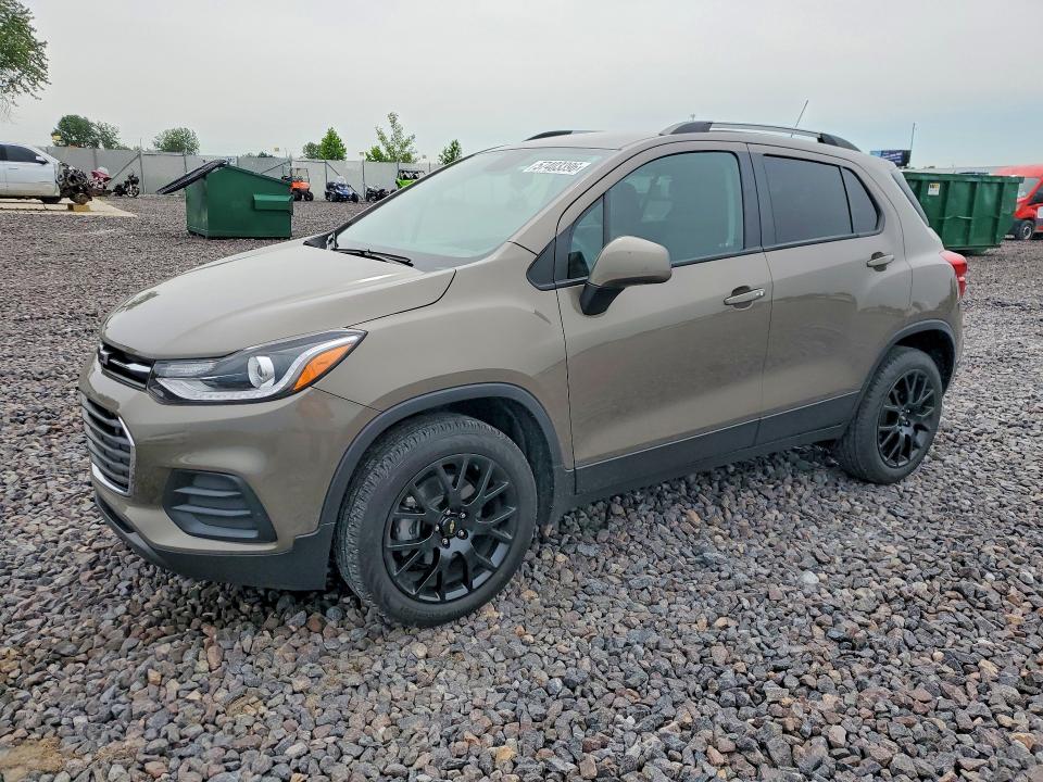 2022 Chevrolet VIN KL7CJPSM0NB516483 COPART salvage auction — HAIL, Ia - Cert Of Title-Salvage Title, sold $4,550 on 2026-07-28 (photo 1)