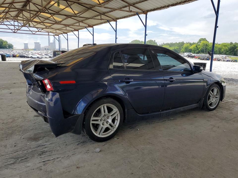 2008 Acura Tl VIN 19UUA66228A052070 COPART salvage auction — REAR END, Ga - Cert Of Title-Rebuilt Salvage, sold $350 on 2026-07-09 (photo 3)