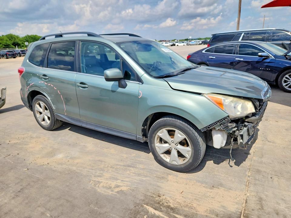 2015 Subaru Forester VIN JF2SJARC5FH534194 COPART salvage auction — FRONT END, Tx - Salvage Vehicle Title, sold $1,550 on 2026-08-03 (photo 4)