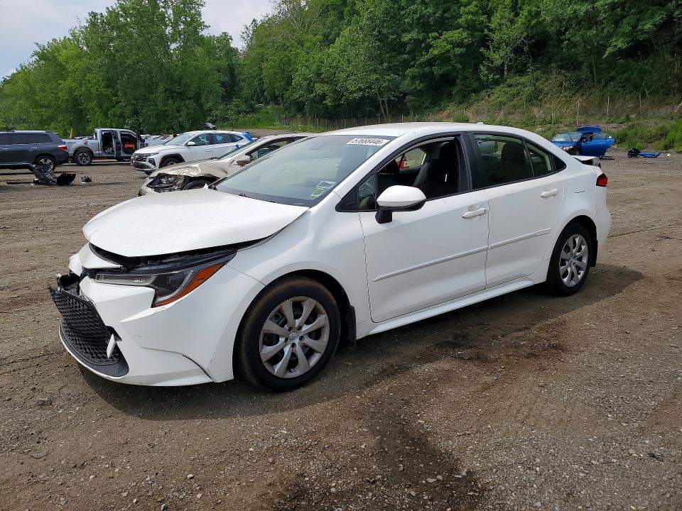2020 Toyota VIN JTDEPRAE8LJ112138 COPART salvage auction — REAR END, Ny - Mv-907A Salvage Certificate, sold $3,150 on 2026-07-09 (photo 1)