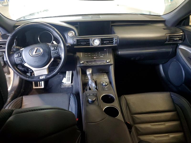 2017 Lexus Rc 200t VIN JTHHA5BC3H5005114 COPART salvage auction — MINOR DENT/SCRATCHES, IA - CERTIFICATE OF TITLE, sold $1,250 on 2026-07-30 (photo 8)