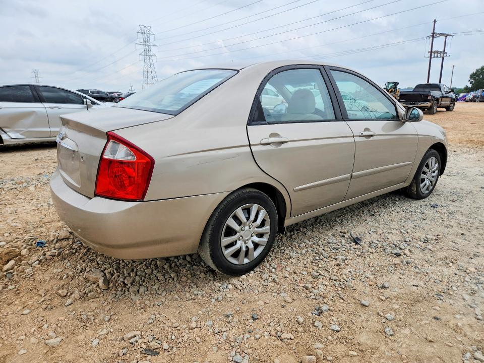 2005 Kia Spectra VIN KNAFE121X55080003 COPART salvage auction — REAR END, Nc - Salvage Certificate Of Title, sold $275 on 2026-07-20 (photo 3)