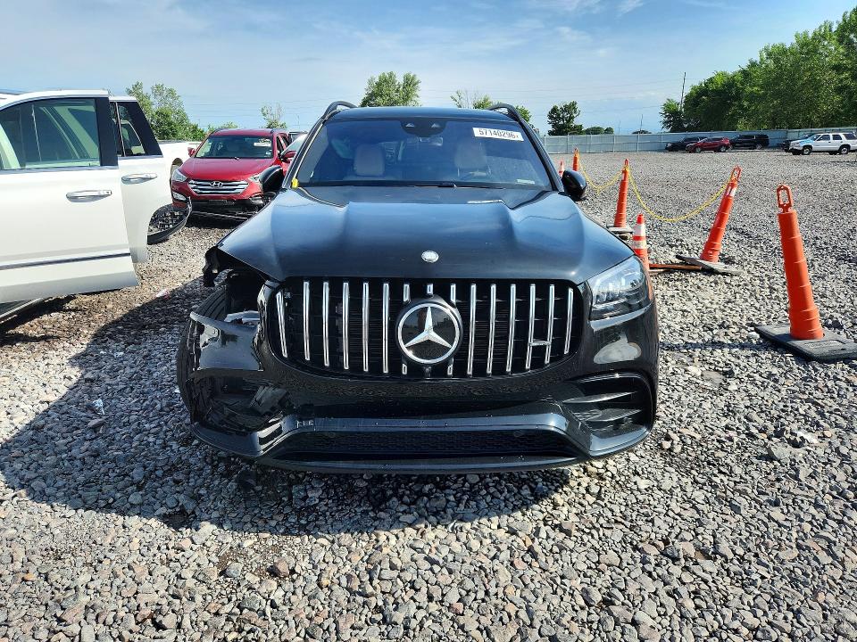 2024 Mercedes-benz Gls-klasse amg VIN 4JGFF8KE7RB195074 COPART salvage auction — FRONT END, IL - SALVAGE CERTIFICATE, sold $63,500 on 2026-07-27 (photo 5)