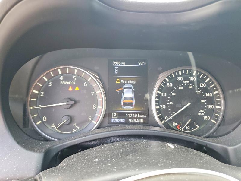 2020 Infiniti Q50 VIN JN1EV7AP2LM207419 COPART salvage auction — FRONT END, Ms - Cert Of Title-Salvaged, sold $2,800 on 2026-07-17 (photo 9)
