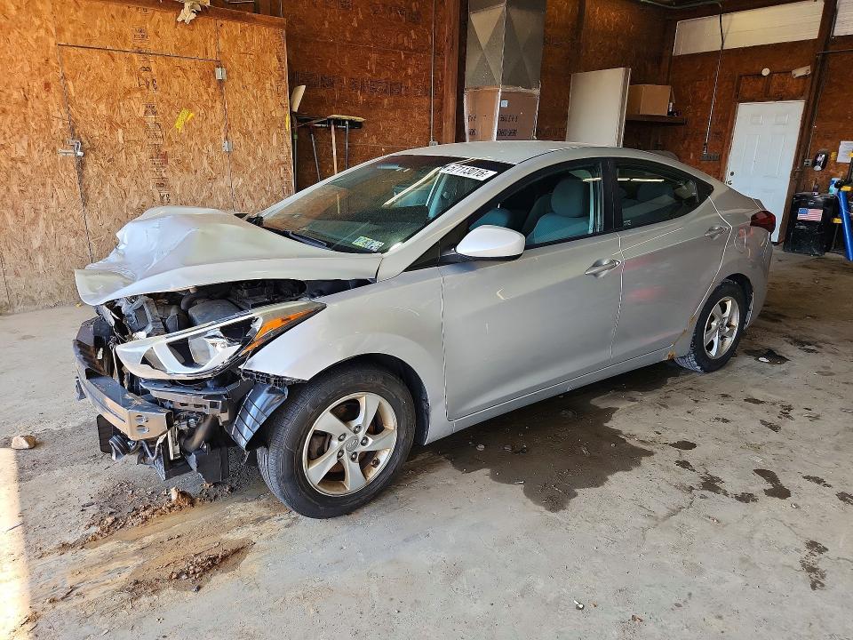 2015 Hyundai VIN 5NPDH4AE5FH623749 COPART salvage auction — FRONT END, PA - CERTIFICATE OF SALVAGE, sold $250 on 2026-07-02 (photo 1)