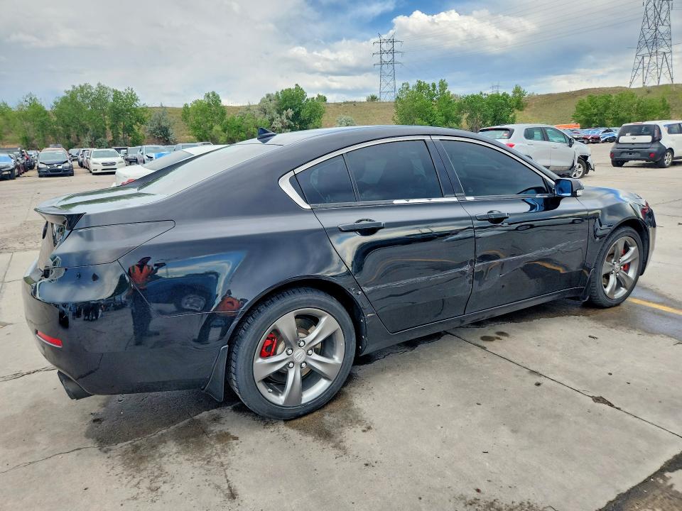 2013 Acura Tl VIN 19UUA9F51DA005148 COPART salvage auction — SIDE, Co - Public - Salvage Title, sold $3,750 on 2026-08-03 (photo 3)