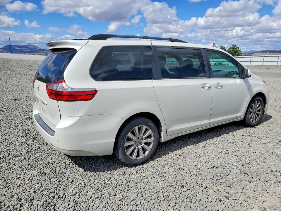 2017 Toyota Sienna VIN 5TDDZ3DC2HS183102 COPART salvage auction — MINOR DENT/SCRATCHES, Ca - Certificate Of Title, sold $9,000 on 2026-07-02 (photo 3)