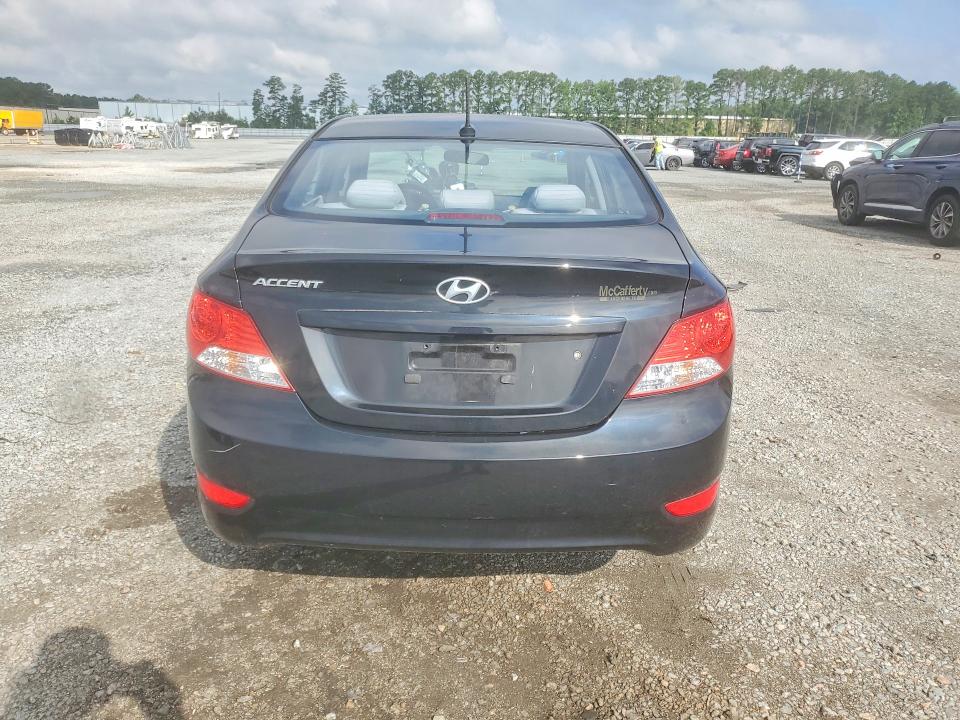 2014 Hyundai Accent VIN KMHCT4AE6EU776490 COPART salvage auction — MECHANICAL, Sc - Dealer Only Clean Title, sold $1,146 on 2026-07-27 (photo 6)