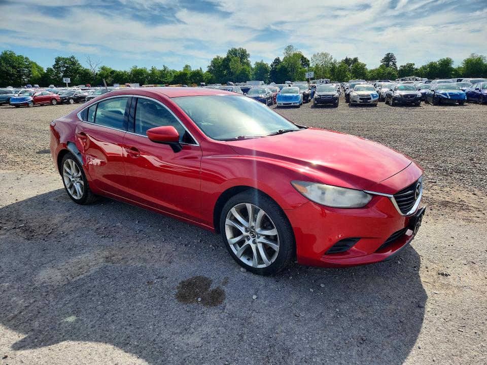 2016 Mazda 6 VIN JM1GJ1V53G1460232 COPART salvage auction — FRONT END, NY - MV-907A SALVAGE CERTIFICATE, sold $1,600 on 2026-07-02 (photo 4)