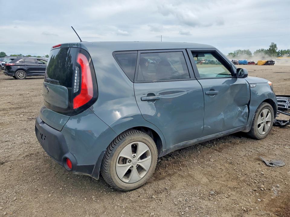 2015 Kia Soul VIN KNDJN2A21F7765171 COPART salvage auction — FRONT END, Mi - Certificate Of Title, sold $850 on 2026-07-08 (photo 3)
